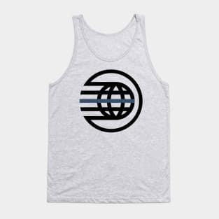 Police Spaceship Earth Logo Tank Top